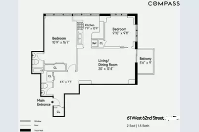 61 W 62nd Street #16D, New York City, NY 10023 - Photo 11