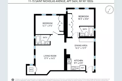 11 St Nicholas Avenue #5A/5H, New York City, NY 10026 - Photo 5