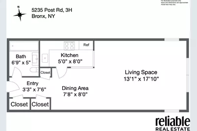 5235 Post Road #3H, New York City, NY 10471 - Photo 1