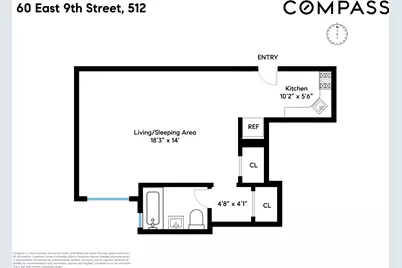 60 E 9th Street #512, New York City, NY 10003 - Photo 5