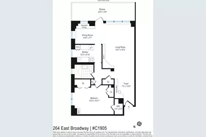 264 E Broadway #C1905, New York City, NY 10002 - Photo 13