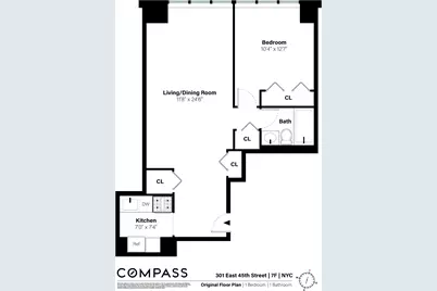 301 E 45th Street #7F, New York, NY 10017 - Photo 1