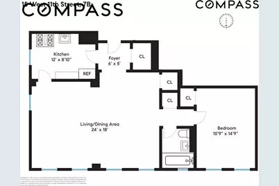 15 W 11th Street #7B, New York City, NY 10011 - Photo 1