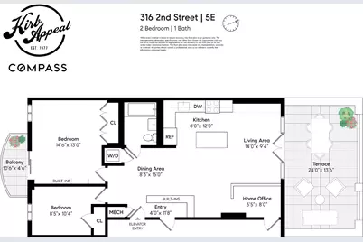 316 2nd Street #5E, Brooklyn, NY 11215 - Photo 1