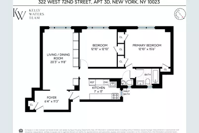 322 W 72nd Street #3D, New York City, NY 10023 - Photo 1
