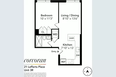 21 Lefferts Place #3R, New York City, NY 11238 - Photo 9