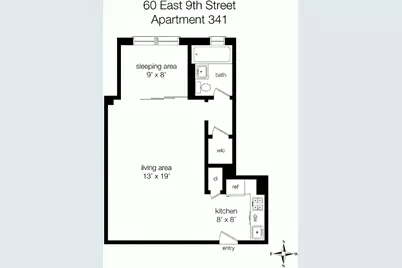 60 E 9th Street #341, New York City, NY 10003 - Photo 9