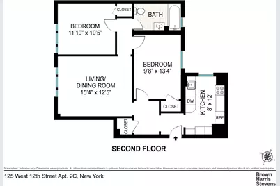 125 W 12th Street #2C, New York City, NY 10011 - Photo 11
