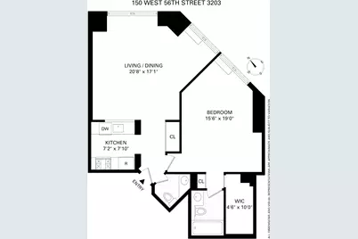 150 W 56th Street #3203, New York City, NY 10019 - Photo 9