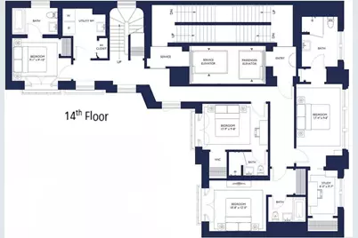 1110 Park Avenue #PH Residence, New York City, NY 10128 - Photo 29