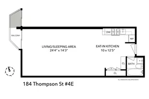 184 Thompson St, New York, NY 10012 - Photo 1