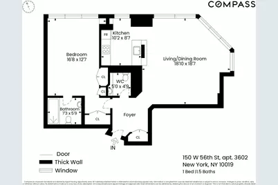 150 W 56th Street #3602, New York City, NY 10019 - Photo 11
