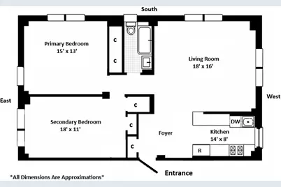 36 W 84th Street #2-A, New York, NY 10024 - Photo 1