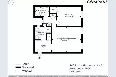240 E 24th Street #4G, New York City, NY 10010 - Photo 9