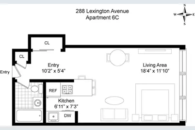 288 Lexington Avenue #6C, New York City, NY 10016 - Photo 11