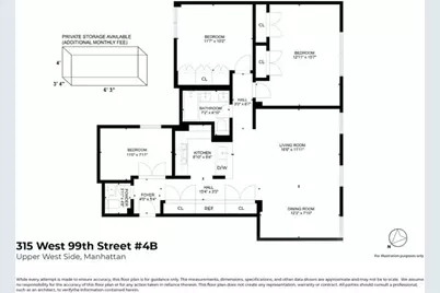 315 W 99th Street #4B, New York City, NY 10025 - Photo 7