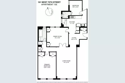 161 W 75th Street #13E, New York City, NY 10023 - Photo 13