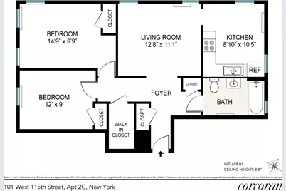 101 W 115th Street #2C, New York City, NY 10026 - Photo 11