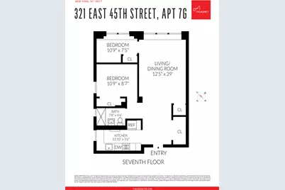 321 E 45th Street #7G, New York City, NY 10017 - Photo 11