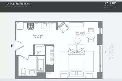 181 18th Street #310, New York City, NY 11215 - Photo 1