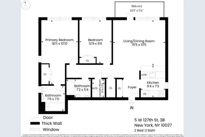 5 W 127th Street #3B, New York City, NY 10027 - Photo 9