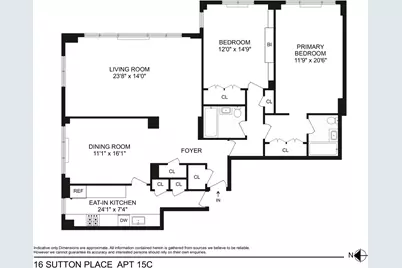 16 Sutton Place #15C, New York City, NY 10022 - Photo 15