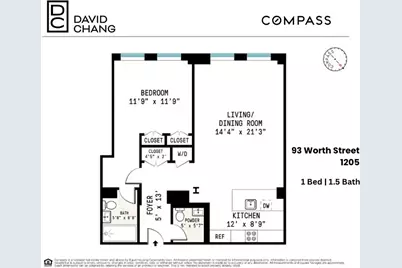 93 Worth Street #1205, New York, NY 10013 - Photo 1