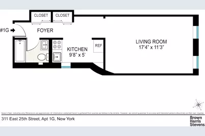 311 E 25th Street #1G, New York, NY 10010 - Photo 1