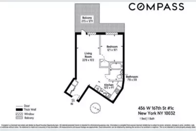 456 W 167th Street #1C, New York City, NY 10032 - Photo 1