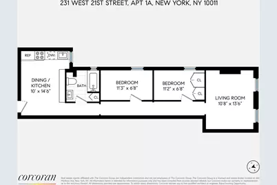 231 W 21st Street #PARLOR1A, New York City, NY 10011 - Photo 1