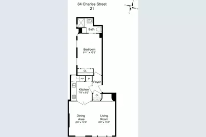 84 Charles Street #21, New York City, NY 10014 - Photo 1