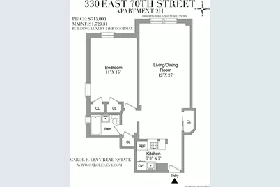 330 E 70th Street #2-H, New York, NY 10021 - Photo 1