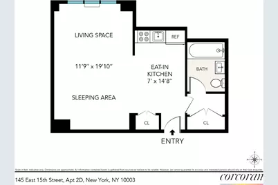 145 E 15th Street #2D, New York City, NY 10003 - Photo 7