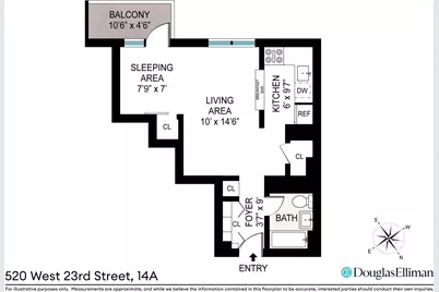 520 W 23rd Street #14A, New York City, NY 10011 - Photo 9