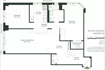 360 W 22nd Street #12L, New York City, NY 10011 - Photo 21