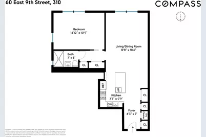 60 E 9th Street #310, New York City, NY 10003 - Photo 7