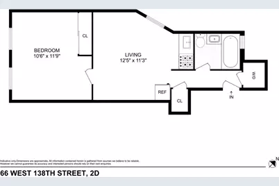66 W 138th Street #2D, New York City, NY 10037 - Photo 5