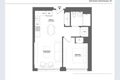128 W 23rd Street #7C, New York City, NY 10011 - Photo 5