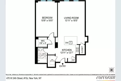 470 W 24th Street #15J, New York, NY 10011 - Photo 7