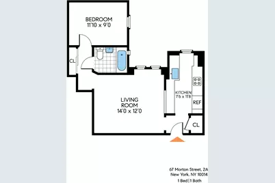 67 Morton Street #2A, New York City, NY 10014 - Photo 9