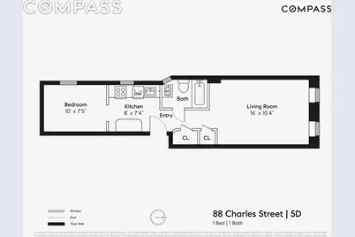 88 Charles Street #5D, New York City, NY 10014 - Photo 11