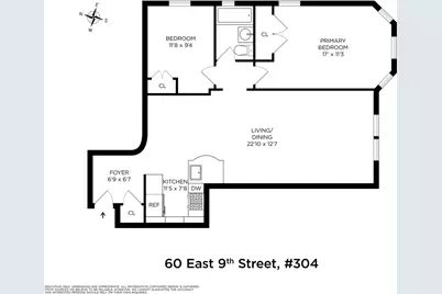 60 E 9th Street #304, New York City, NY 10003 - Photo 7