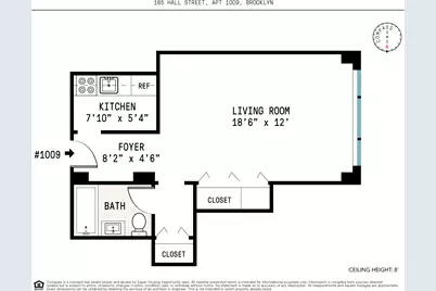 185 Hall Street #1009, New York City, NY 11205 - Photo 5
