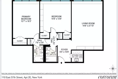 110 E 57th Street #2E, New York City, NY 10022 - Photo 7