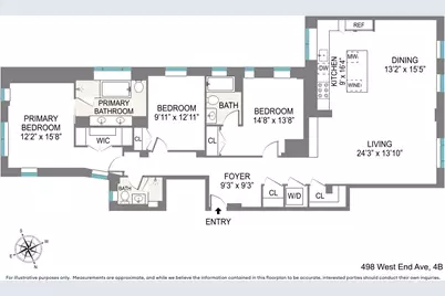 498 W End Avenue #4B, New York City, NY 10024 - Photo 13