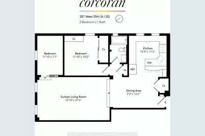 357 W 55th Street #2G, New York City, NY 10019 - Photo 13