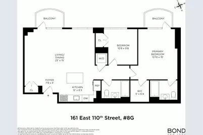 161 E 110th Street #8G, New York City, NY 10029 - Photo 1