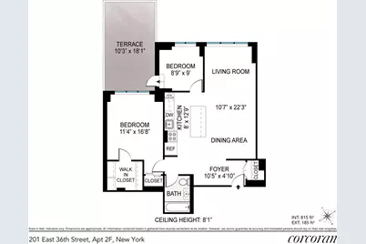201 E 36th Street #2F, New York City, NY 10016 - Photo 11