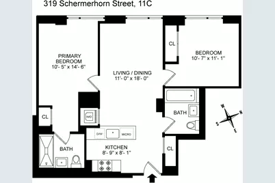 319 Schermerhorn Street #11C, New York City, NY 11217 - Photo 1
