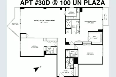 100 United Nations Plaza #30D, New York, NY 10017 - Photo 1